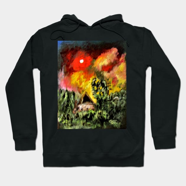 California Fires Hoodie by cjkell